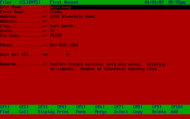 DeskMate II - Database